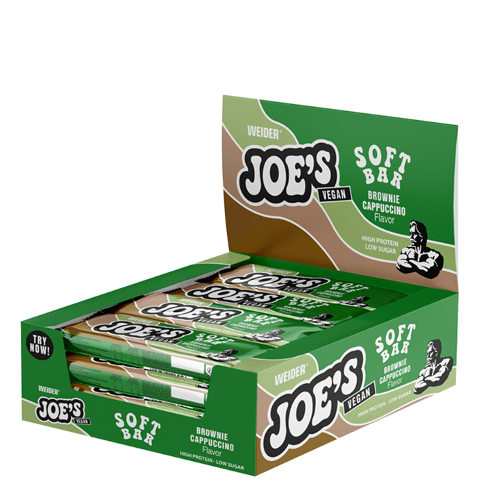 12 x JOE’S Vegan Soft Bar 50 g Brownie Cappuccino