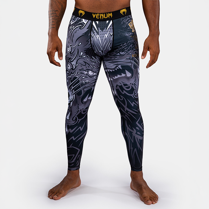 Venum Wolf Atak Kompressionstights Sort Grå