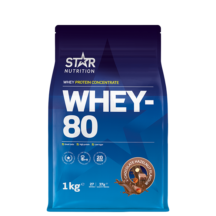 Whey-80 Valleprotein 1 kg