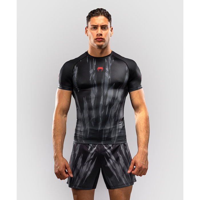 Venum Demon Short Sleeve Rashguard Black/Grey