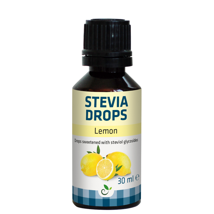 Sukrin Stevia Drops, Lemon, 30 ml