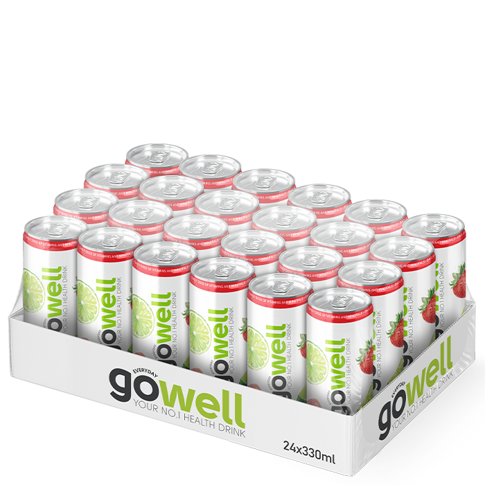 24 x GoWell Functional Drink kasse 33 cl