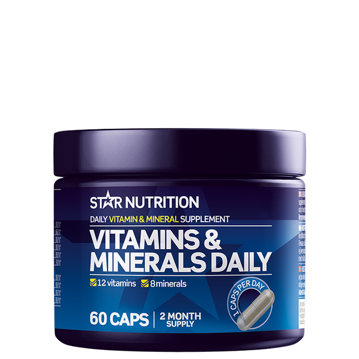 Vitaminer & Mineraler Dagligt 60 kapsler