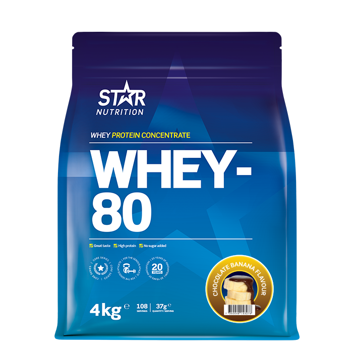 Whey-80 Valleprotein 4 kg