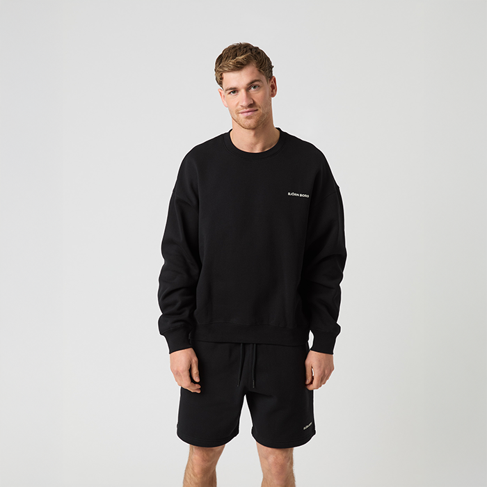 Borg Oversized Sweatshirt Sort