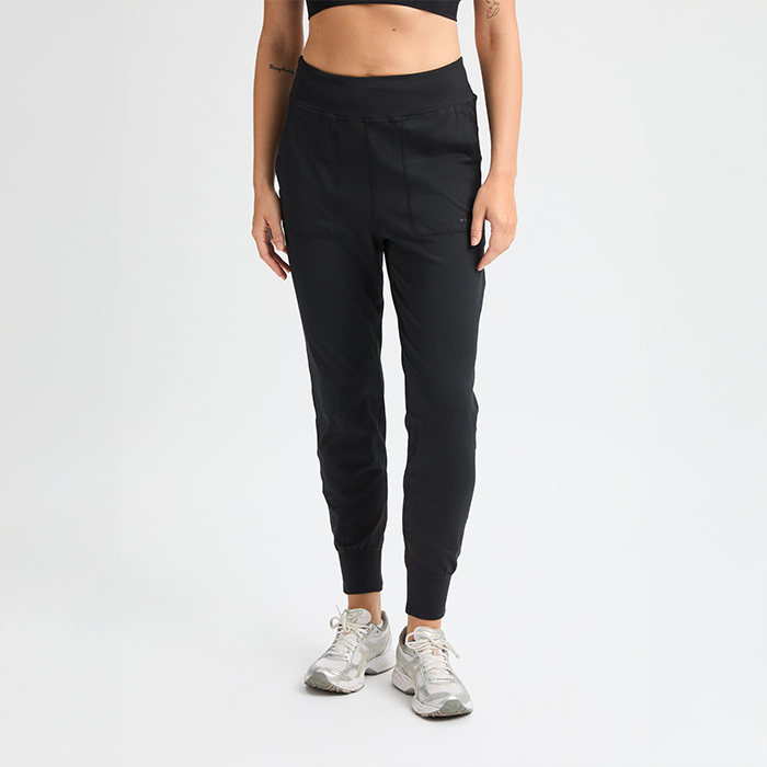 Soft Jersey Pants, Black
