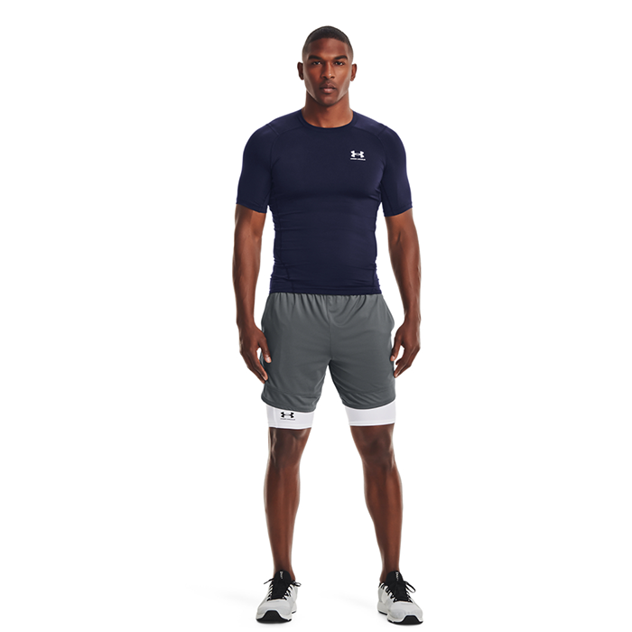 Under Armour HeatGear SS Compression Shirt Marineblå Large Herre