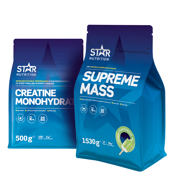 Supreme Mass Gainer + Kreatinpakken