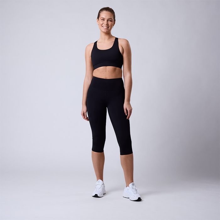 Fuse 3/4 Lomme Tights Sort