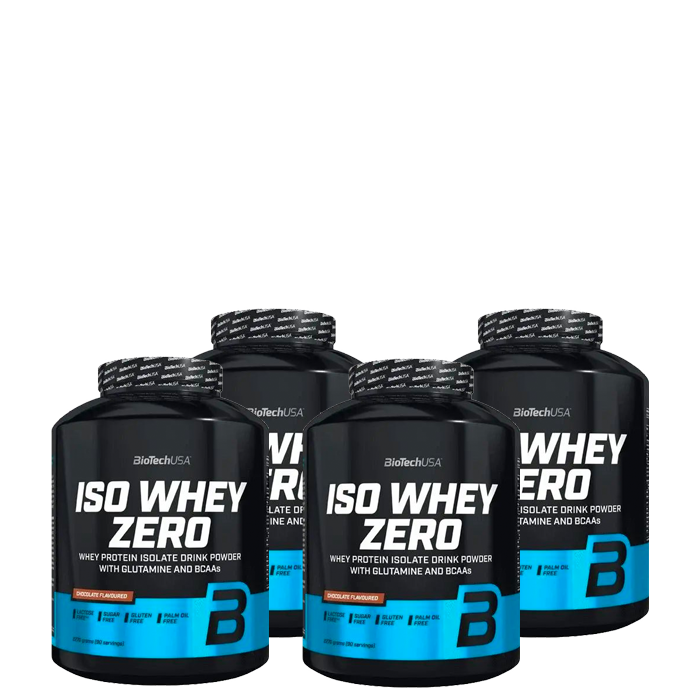 BIG BUY 4 x Iso Whey Zero Proteinpulver 2270 g