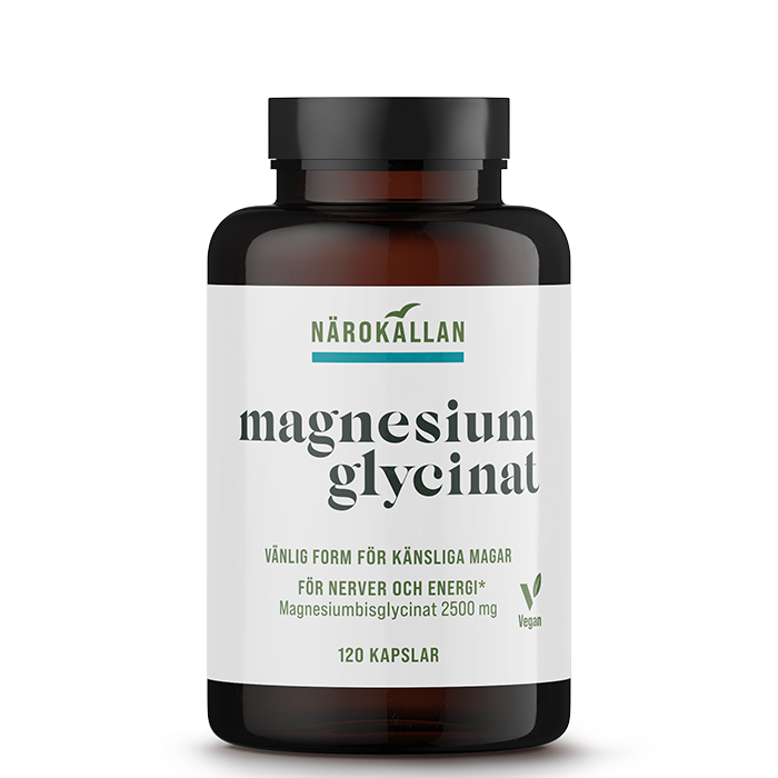 Närokällan Magnesiumglycinat, 120 kapsler