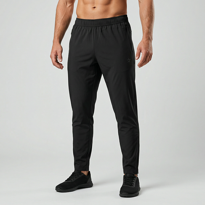 Star Vævede Bukser Sort