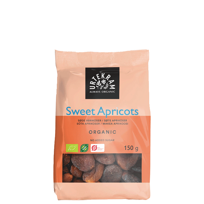 Abrikoser søde Økologisk- 150 gr - Urtekram