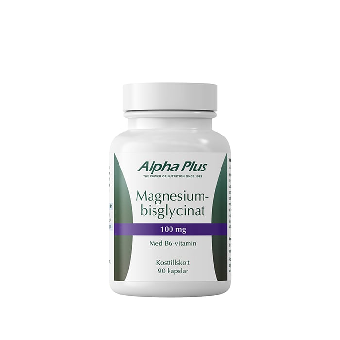 Magnesiumbisglycinat 100 mg 90 kapsler