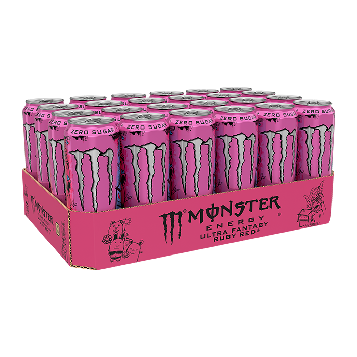 24 x Monster Energy Ultra Fantasy 50 cl Ruby Red