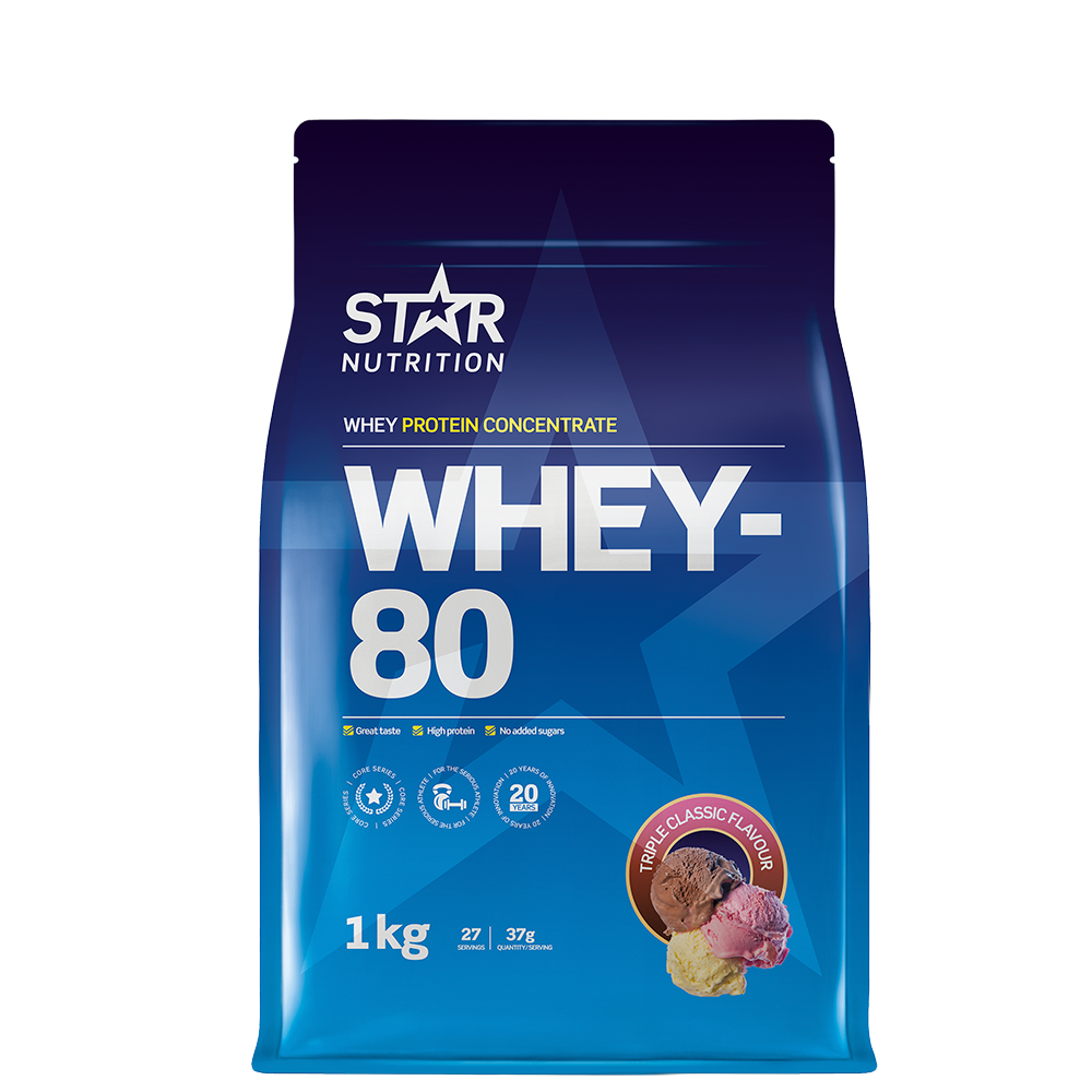 Whey-80 Valleprotein 1 kg
