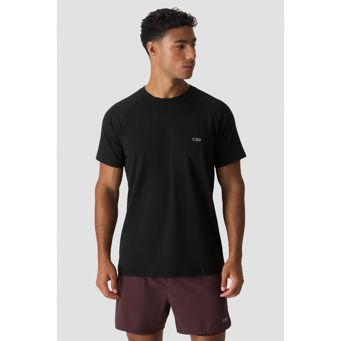 Workout Raglan T-shirt Sort