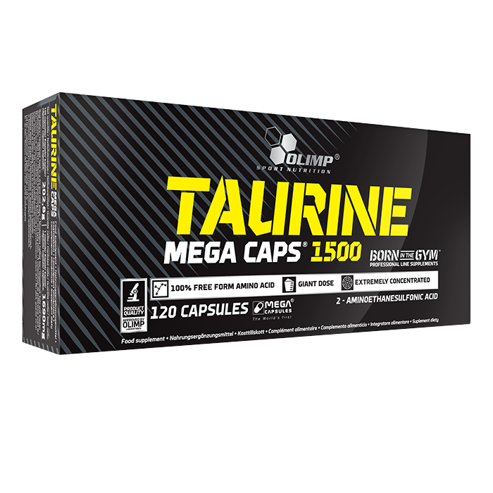 Taurine Mega Caps Aminosyror 120 Kapsler