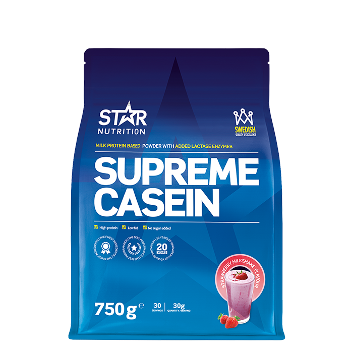 Star Nutrition Supreme Casein Strawberry Milkshake 750g