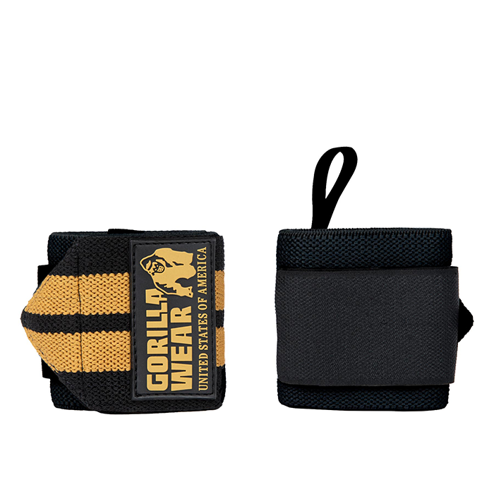Wrist Wraps Pro, black/gold, Gorilla Wear