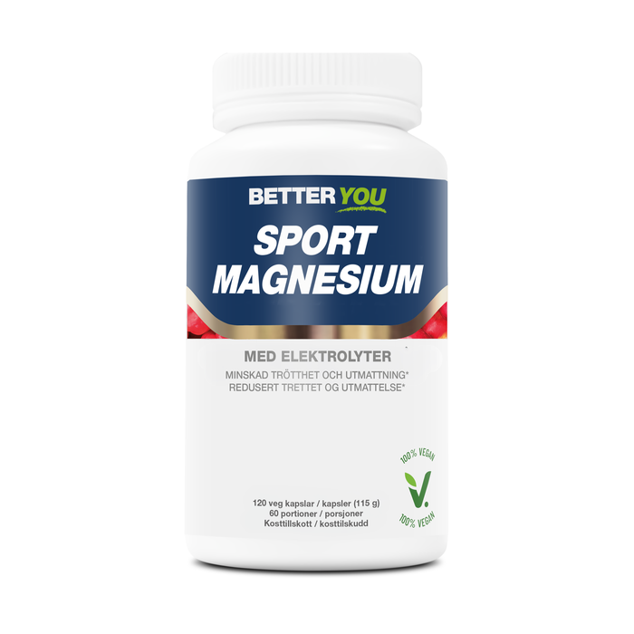 Sportmagnesium 120 kapsler