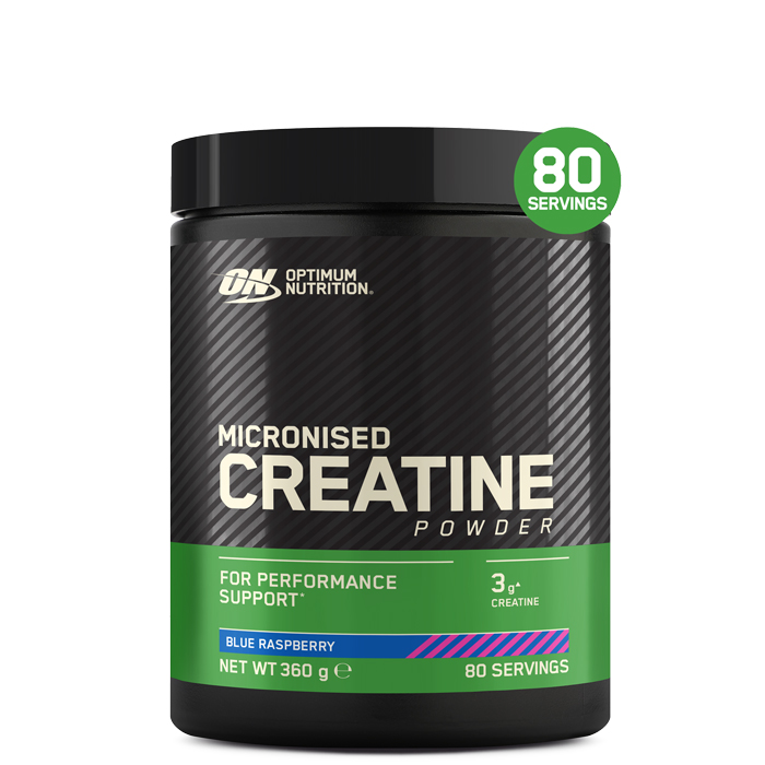 Optimum Nutrition On Flavoured Creatine Powder Blue Raspberry (360 g)