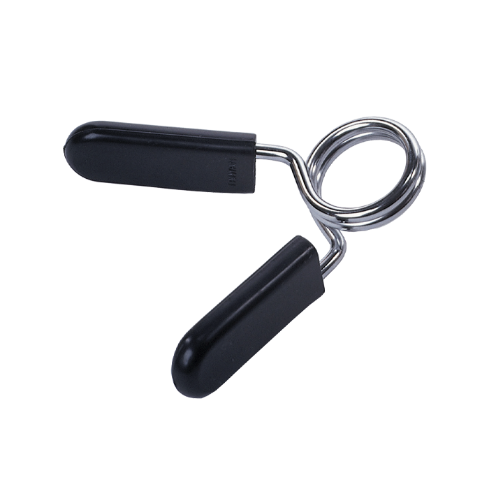 Spring Collar Vægtlås 25 mm Sort Par