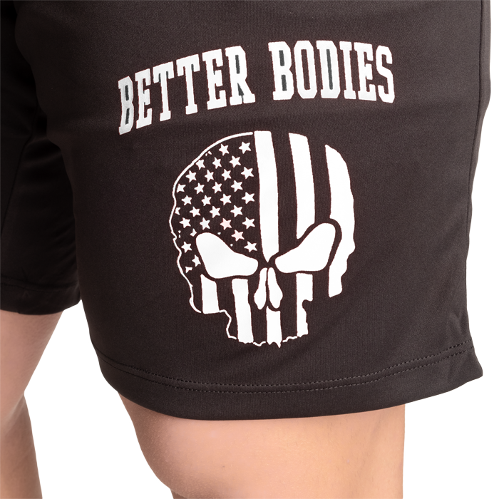 Skull Function Shorts Sort Hvid