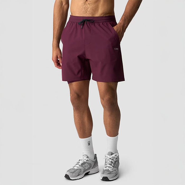 Workout 2-i-1 Shorts Brun