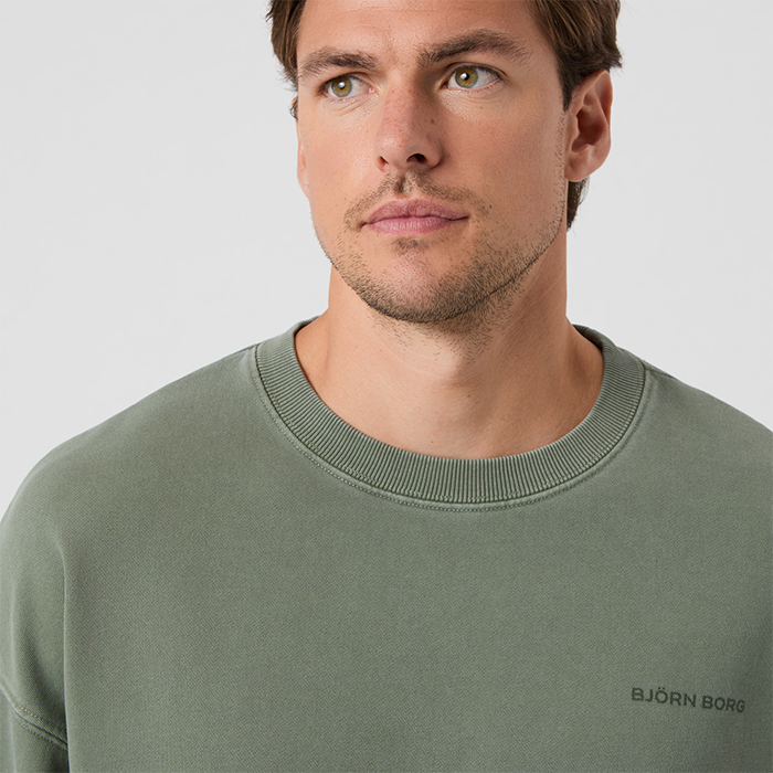 Oversized Sweatshirt Gr&oslash;n