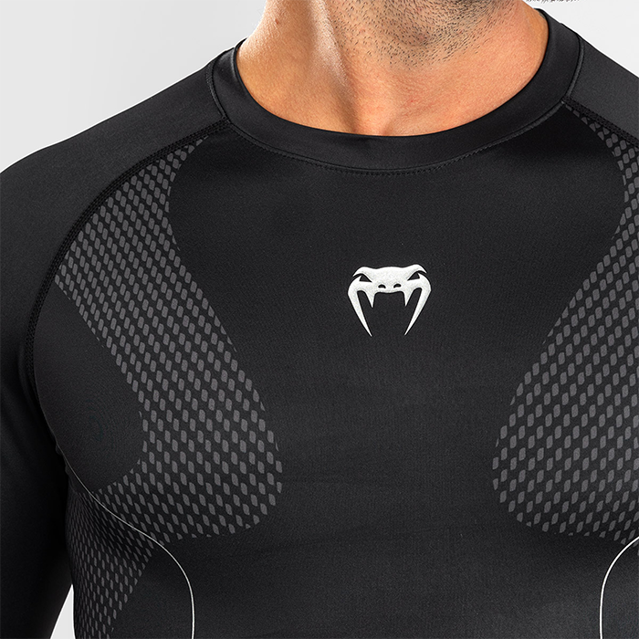 Nexus Rashguard Lang&aelig;rmet Sort S&oslash;lv