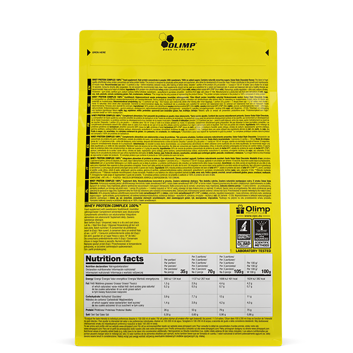 Whey Protein Complex 100% Olimp dubai_style_chocolate