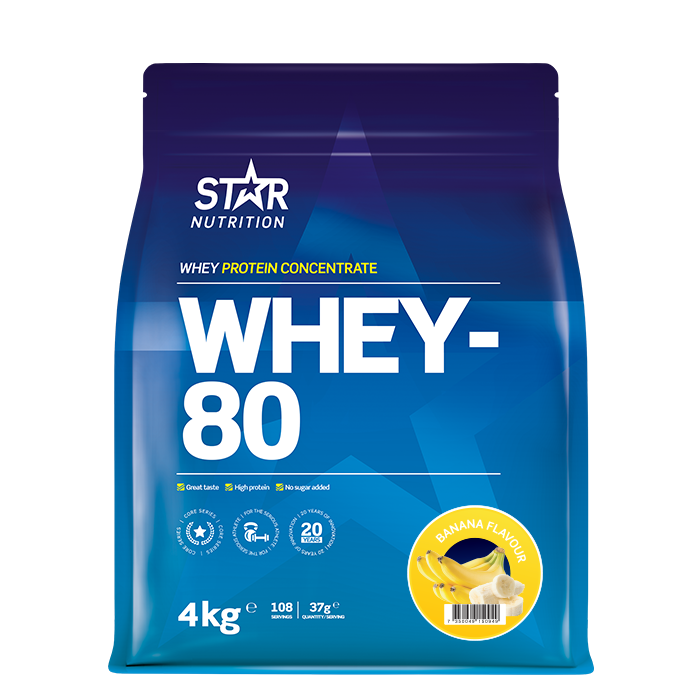 Whey-80 Valleprotein 4 kg