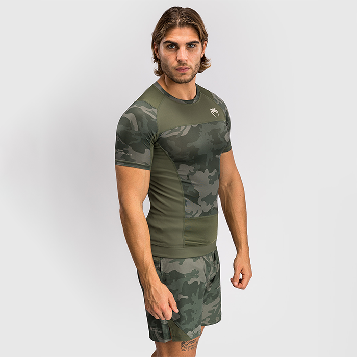 G-Fit Air Rashguard Kort&aelig;rmet Army Camo
