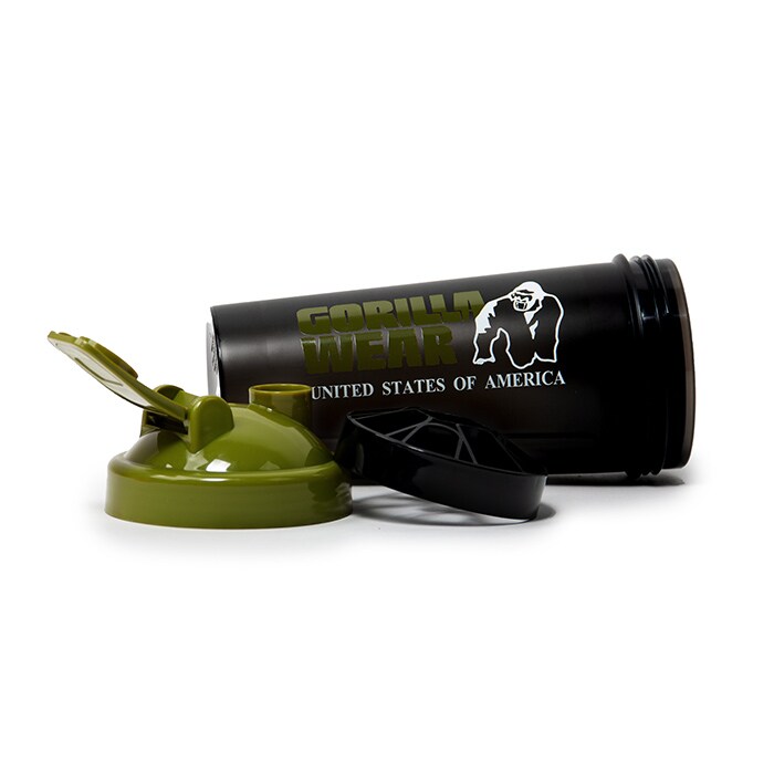 Shaker XXL Sort/Gr&oslash;n 1000 ml