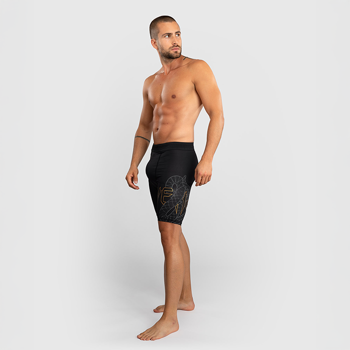 Serpenti Vale Tudo-Shorts Sort S&oslash;lv Guld