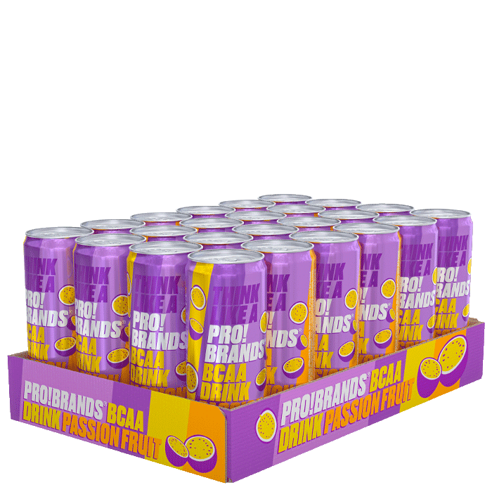24 x Pro Brands BCAA Drink, 330 ml, Less Caffeine
