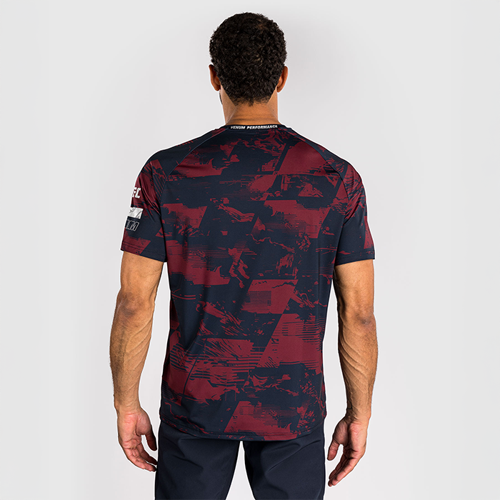 UFC Zenith by Venum Fight Week Dry Tech T-shirt Bl&aring; R&oslash;d Gr&aring;