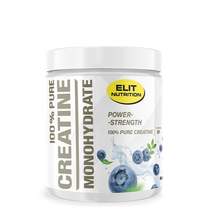 Elit 100 % Pure Creatine Monohydrate, 300 g, Blueberry