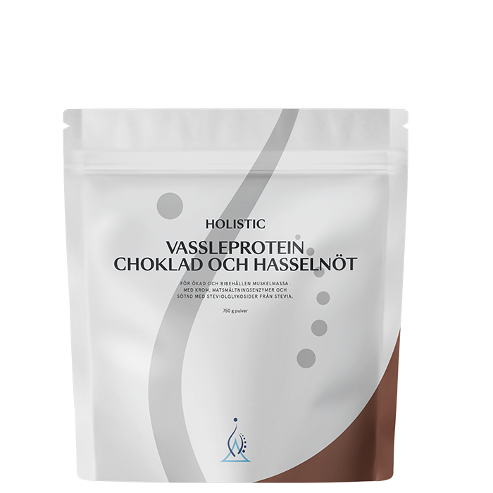 Holistic Valleprotein, Chokolade & Hasselnød, 750 g