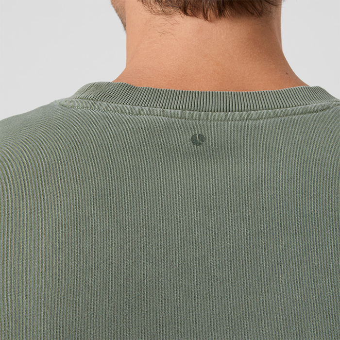 Oversized Sweatshirt Gr&oslash;n