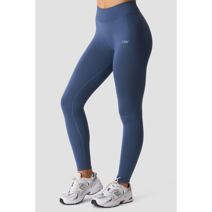 Smooth Seamless Tights V form Blå