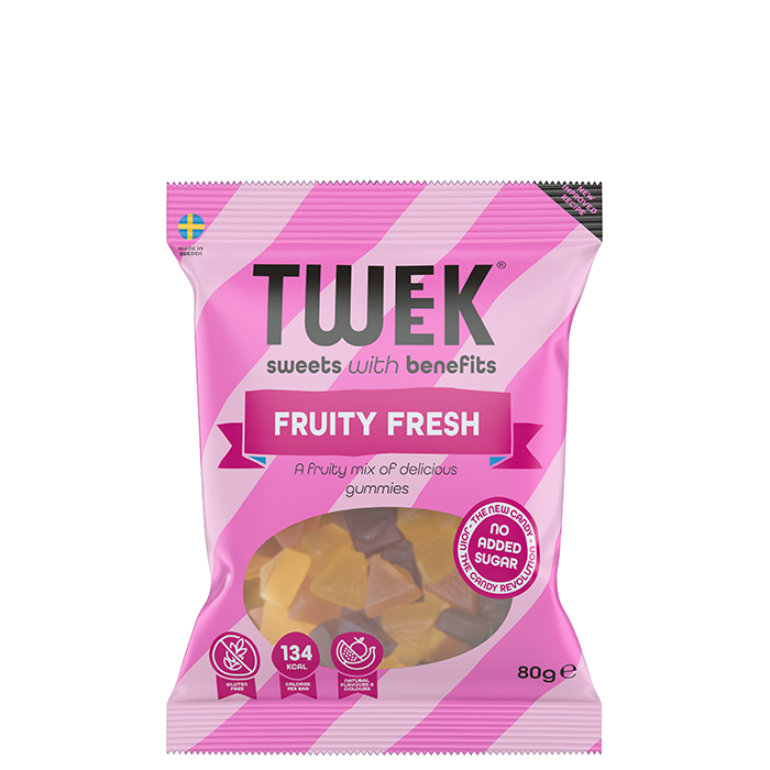 Tweek Gummies, 80 g, Fruity Fresh