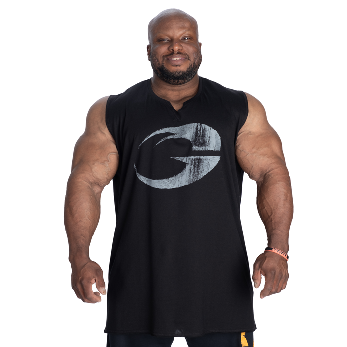 GASP Cadet Tank, S, Black / grey