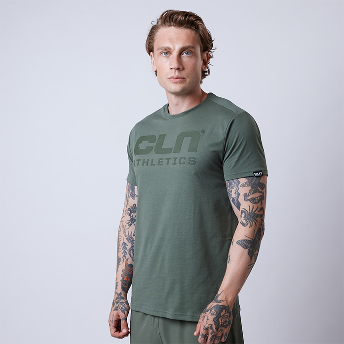 CLN Promo T-shirt, Moss Green