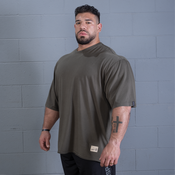 Vintage Iron Tee, Washed Deep Forest