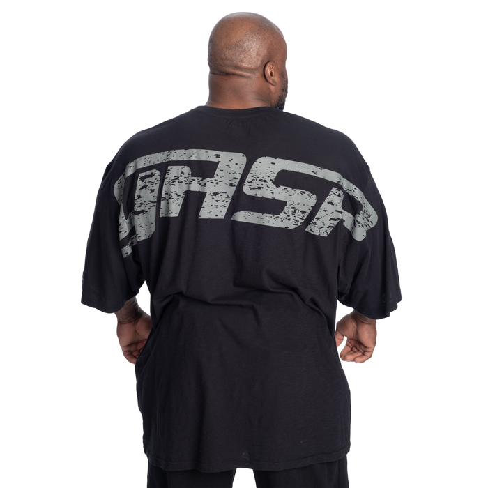 GK Slub Iron Tee, Washed Black