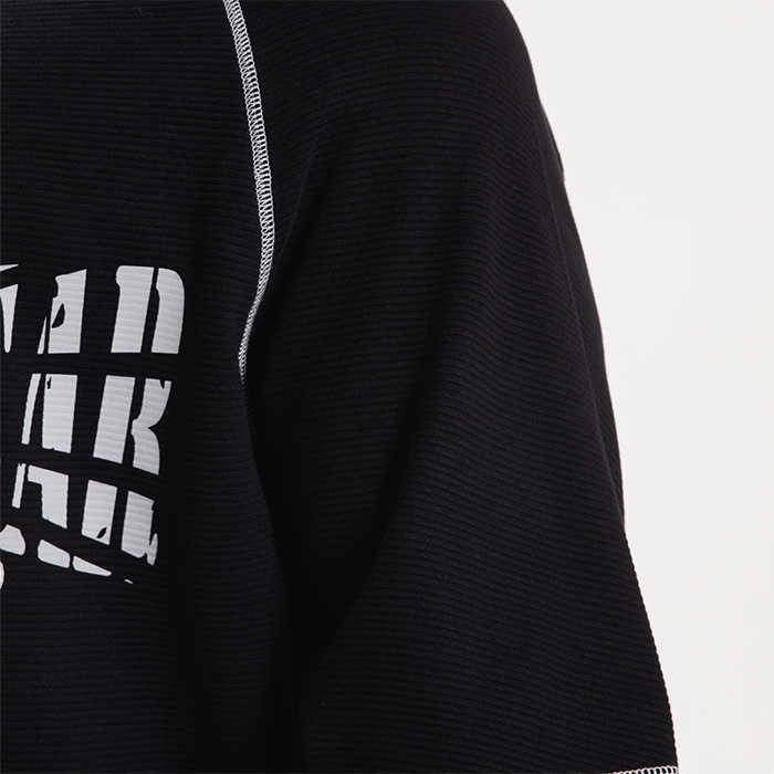 Finley Oversized T-shirt Sort Gr&aring;