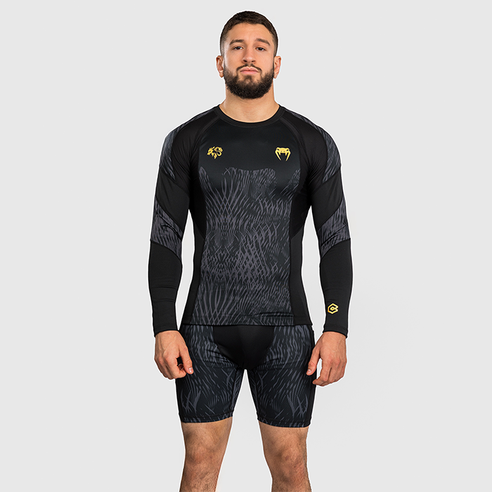 Venum X Chimaev Wild Borz Rashguard Langærmet Sort Grå