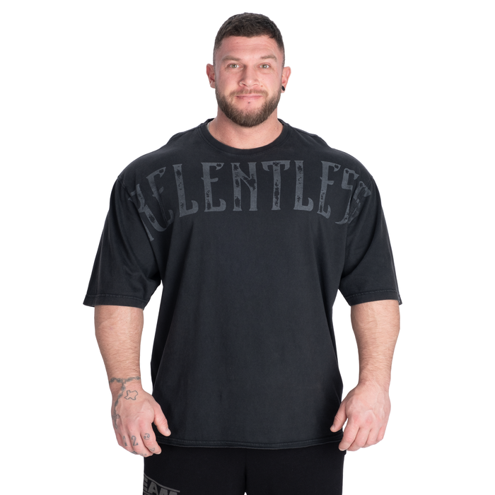Relentless T‑shirt Sort Vasket